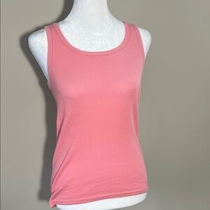 J. Crew Coral Ribbed Tank Top